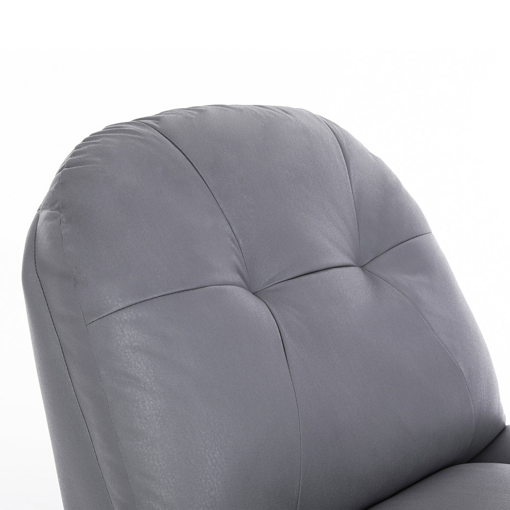 Clio Recliner Chair Lounge 360 Swivel - Grey