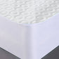 KING SINGLE Mattress Protector Polyester - White