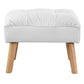 Accent Ottoman Chair Footstool - Cream