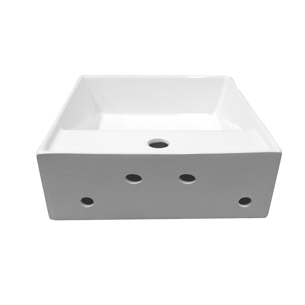 Ceramic Basin Bathroom Wash Counter - Rectangle