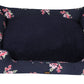 LARGE Dog Beds Calming Pet Washable Bedding - Navy