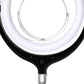 LED Ring Light with Tripod Stand Phone Holder Dimmable Studio Lamp Makeup Mirror Black