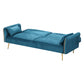 Mattie 3-Seater Sofa Bed Convertible - Peacock Blue