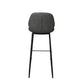 Set of 2 Zurich Bar Stool Barstools Counter - Grey