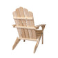 Adirondack Levede Chair Outdoor Furniture Natural