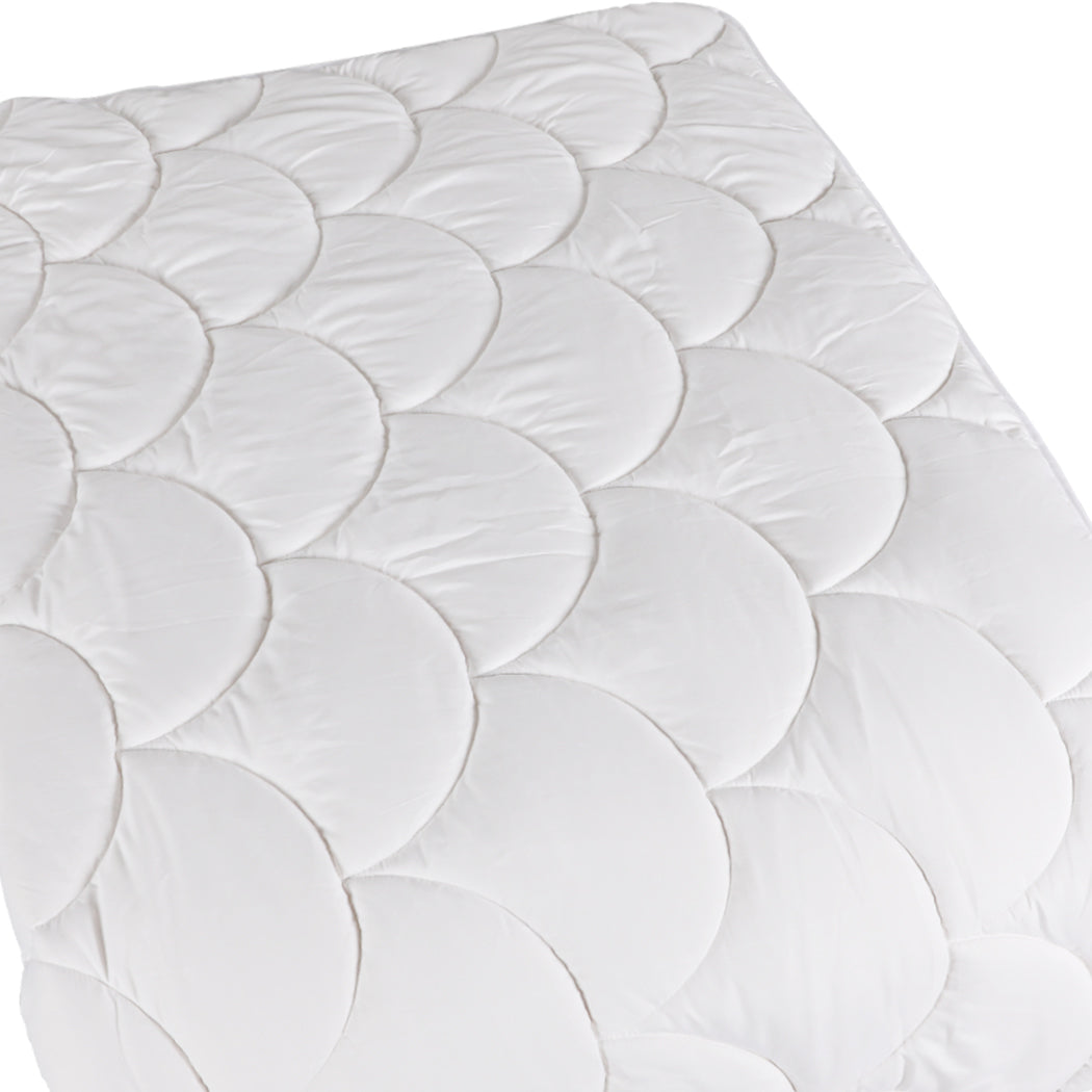 QUEEN 400GSM Quilt Duvet Doona Microfibre Soybean Fibre Summer All Season - White