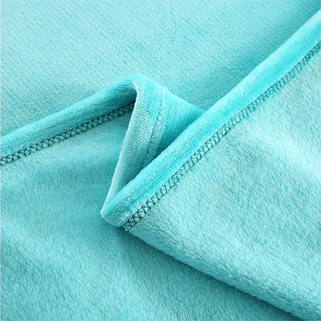 Waylon Throw Ultra-Soft Blanket 320gsm 220x160cm Warm - Teal