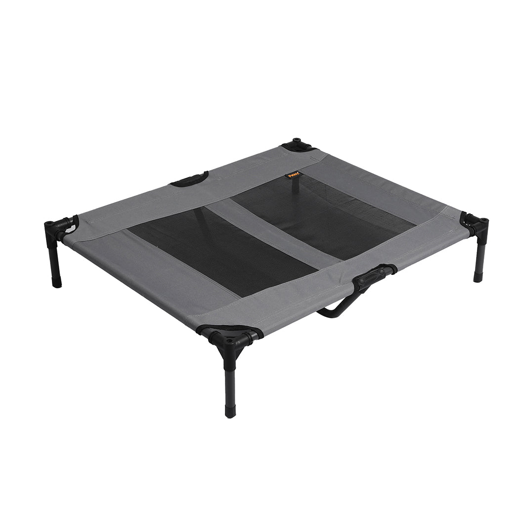 LARGE Dog Beds Pet Trampoline Elevated - Grey