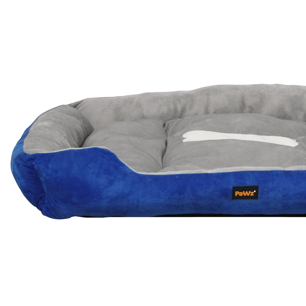 Broholmer Dog Beds Pet Mattress Cushion Soft Pad Mats - Navy LARGE