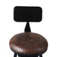 Chalcis Wooden Bar Stool - Black