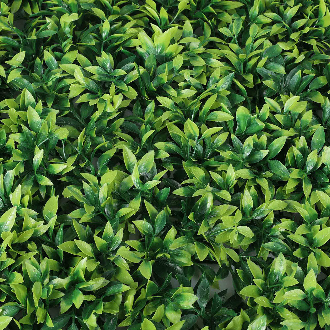 10pcs Artificial Boxwood Hedge Fence Fake Vertical Garden