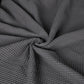 Webster Throw Soft Blanket Cotton Waffle Warm Large Sofa Bed Rugs Queen - Dark Grey