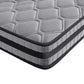 Charlotte 22cm Spring Foam Mattress Medium Firm Dark Grey - King Single