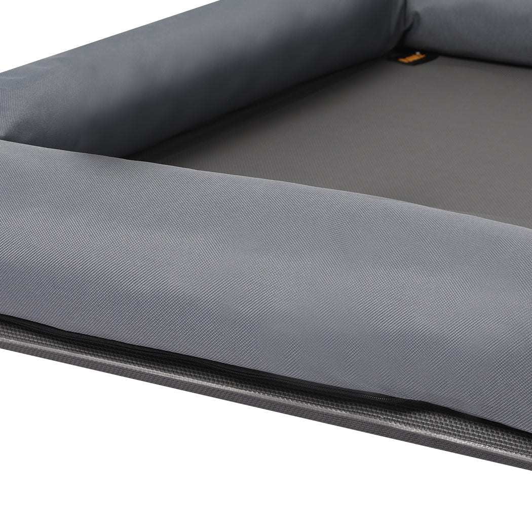 XLarge Dog Beds Elevated Pet Puppy - Grey