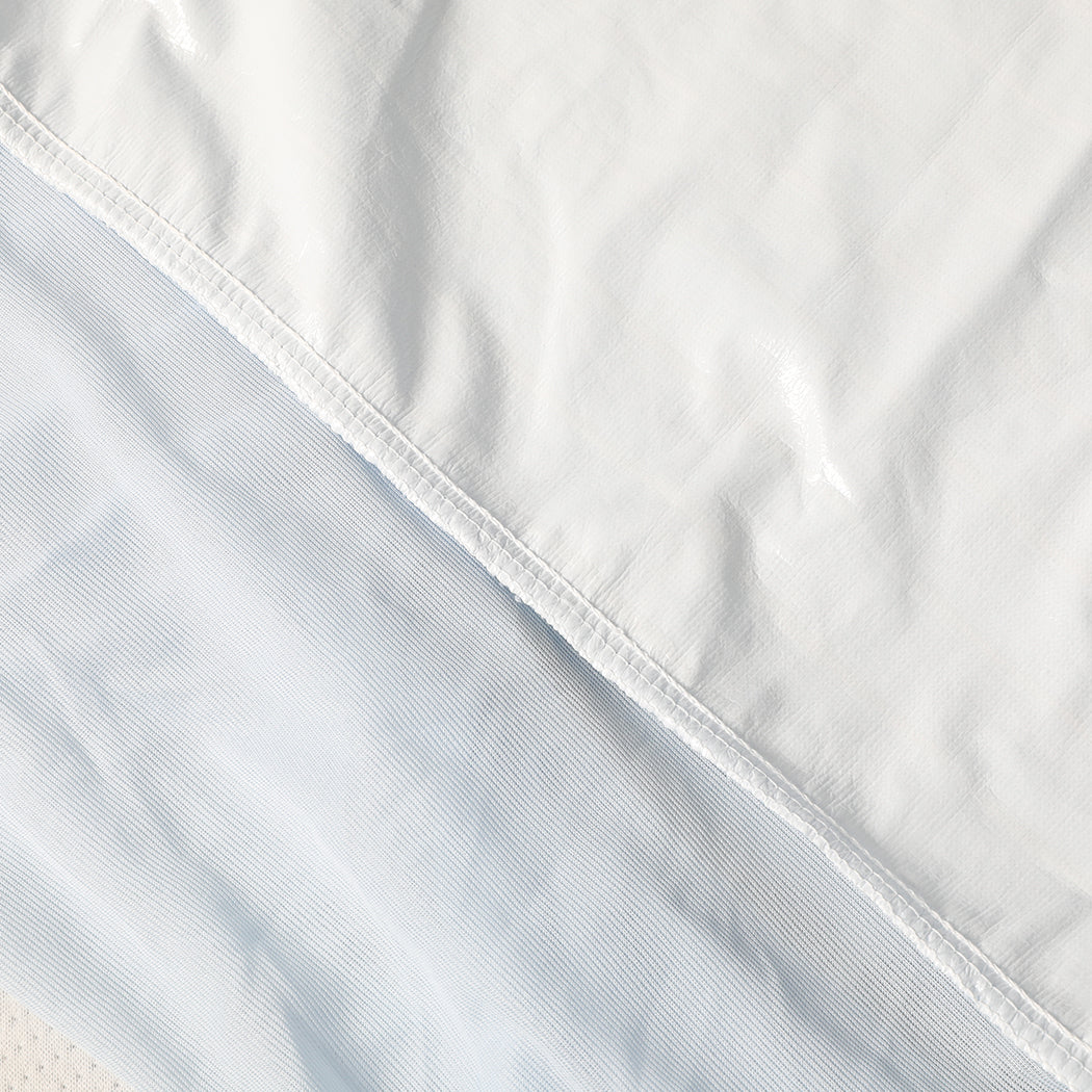 KING SINGLE Mattress Protector Pillowcases - Blue