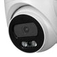 Set of 4 Wireless Security Camera System Set with Monitor Round - White