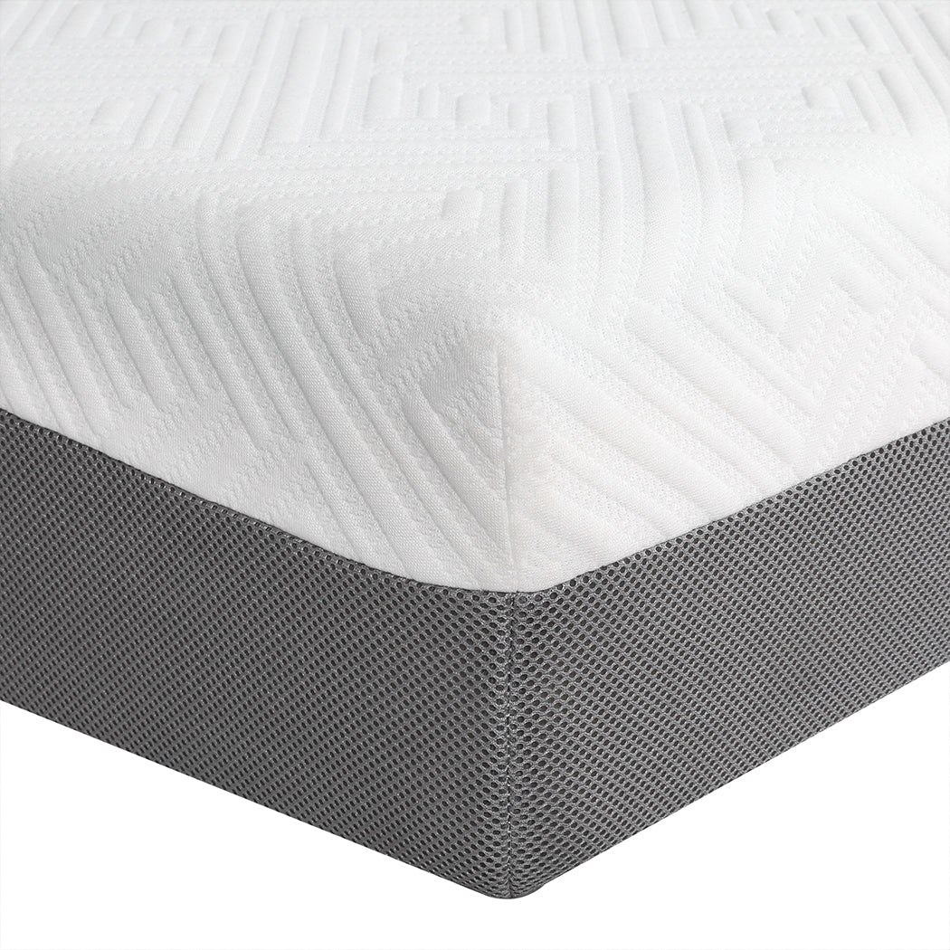 Piper 20cm Memory Foam Mattress Egg Crate Gel HD Medium Firm Soft - Single