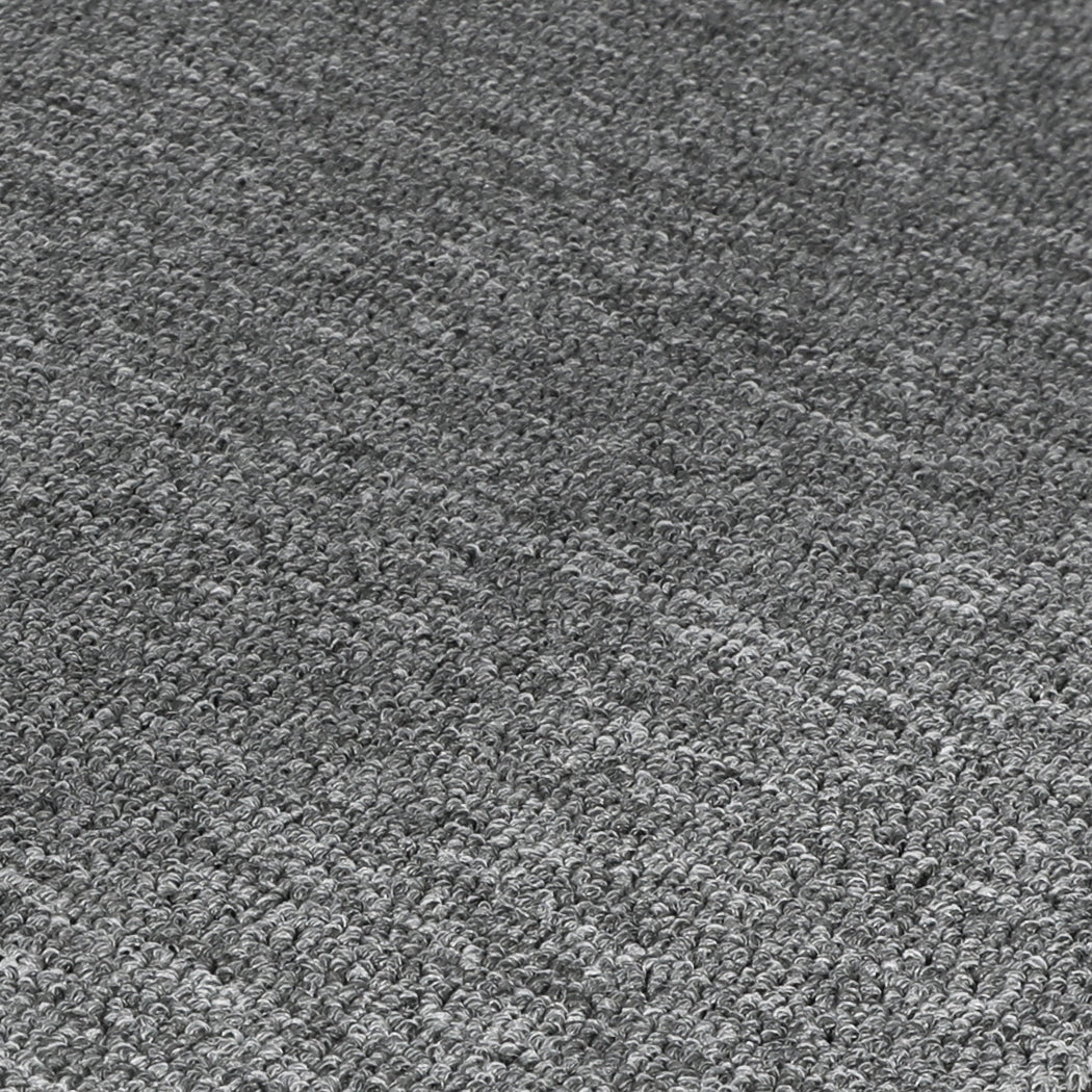 Roxine Set of 20 50x50 Carpet Tiles Box Heavy Commercial Retail Office Premium Flooring - Grey