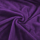 Waylon Throw Ultra-Soft Blanket 320gsm 220x240cm Warm - Aubergine