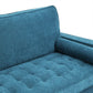 Maylee 3 Seater Fabric Sofa Armchair Couch 191cm Wide - Blue