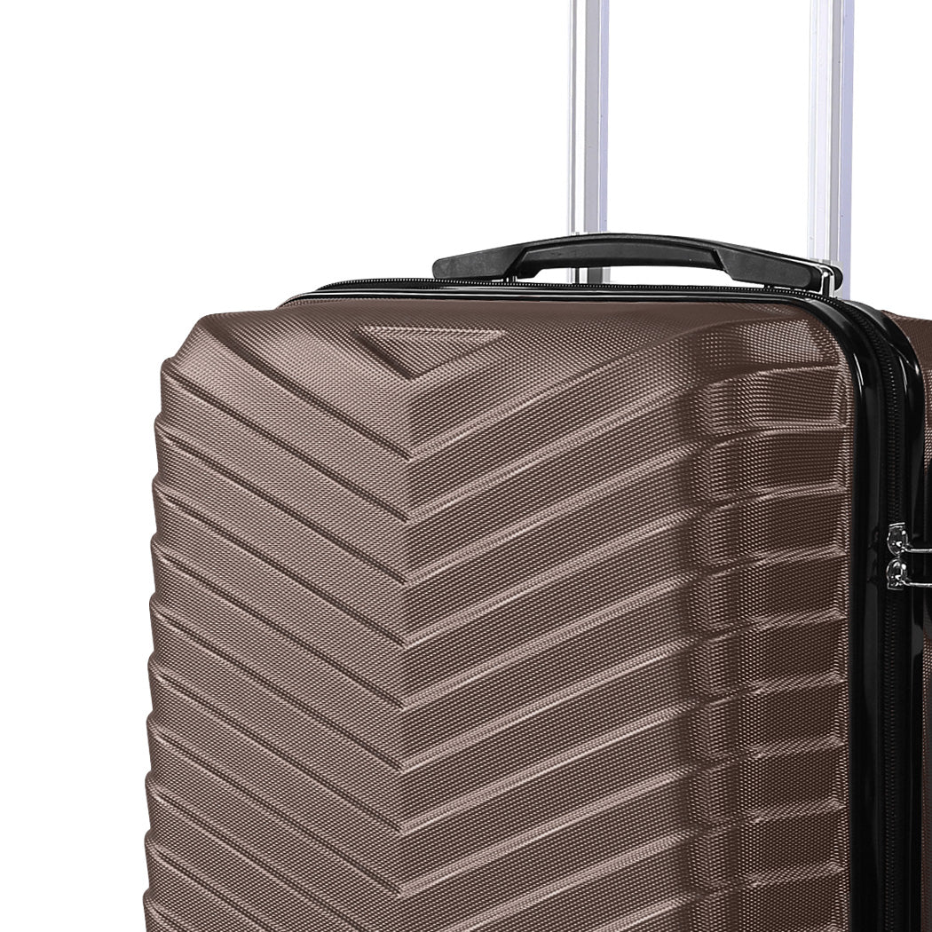 28" Luggage Suitcase Travel - Coffee