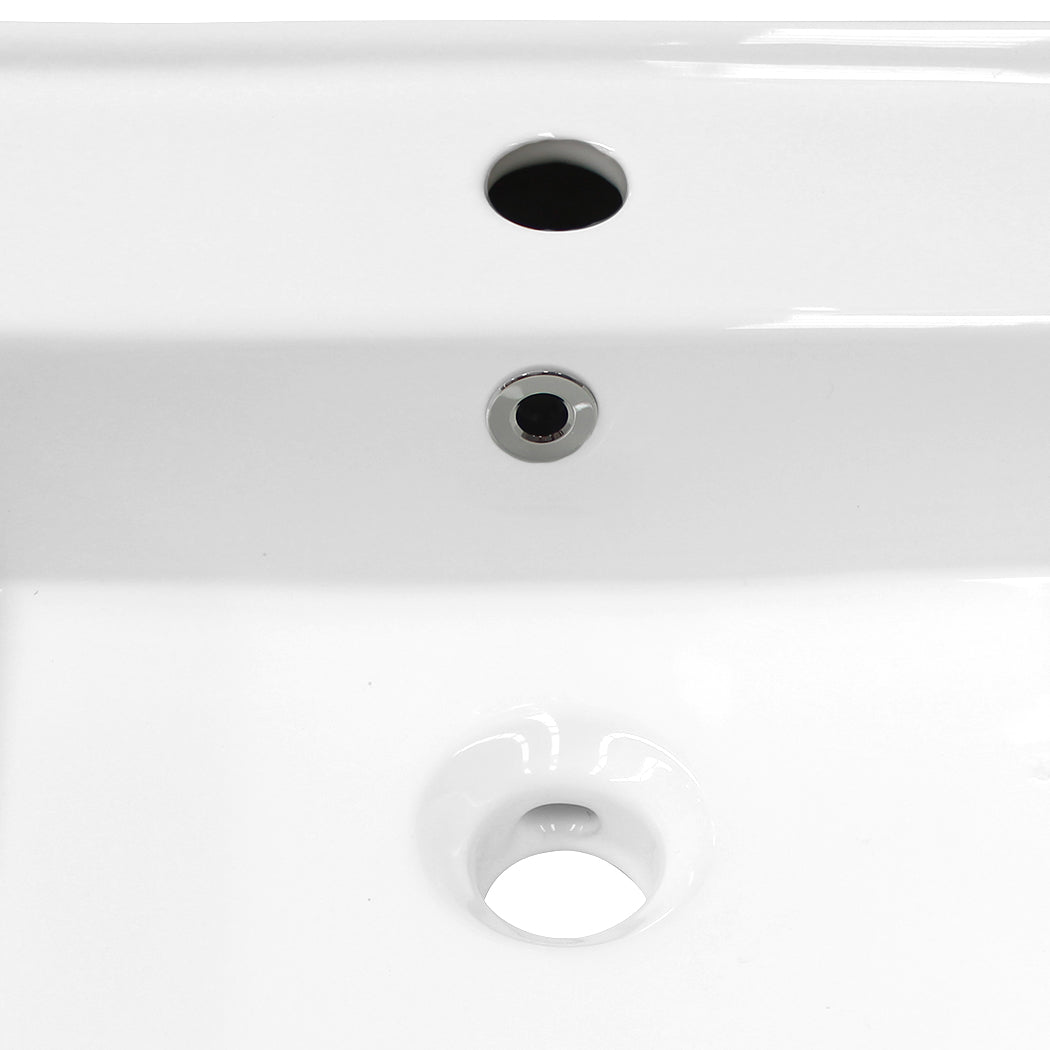 Ceramic Basin Bathroom Wash Counter - Rectangle