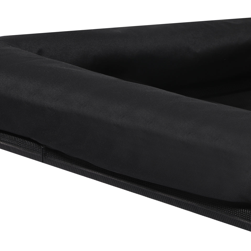 MEDIUM Dog Beds Elevated Pet Puppy - Black