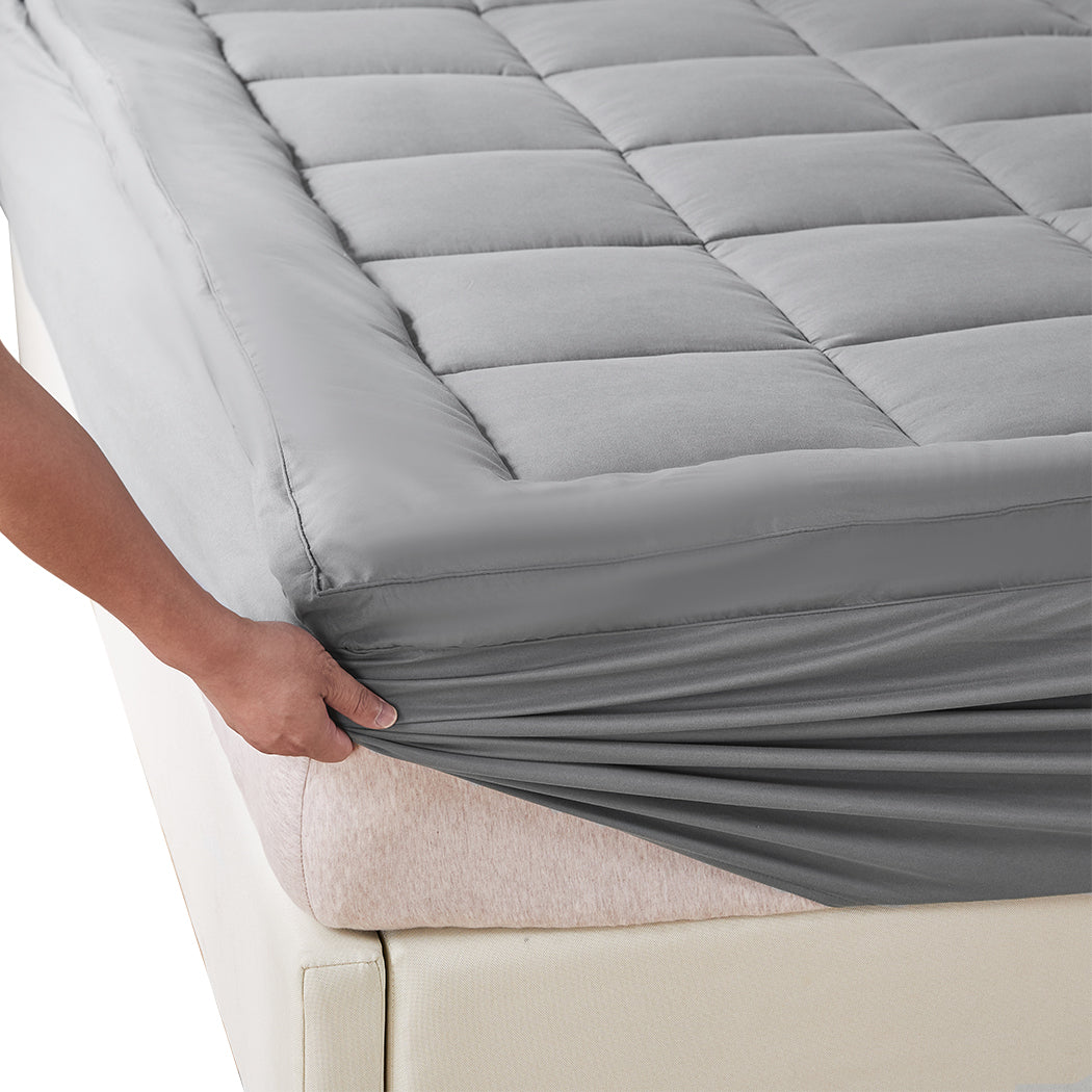 King DreamZ Mattress Topper Bamboo Fibre