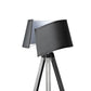 Tripod Wooden Floor Lamp Shaded Reading Light Adjustable Home Lighting