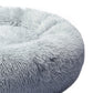 Molossus Dog Beds Pet Calming Donut Nest Deep Sleeping Bed - Grey XLARGE