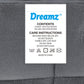 King Dreamz Quilt Doona Comforter Blanket Grey