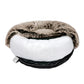 LARGE Dog Beds Pet Nest Calming Donut - Brown