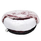 Foxhound Dog Beds Pet Cat Donut Nest Calming Mat Soft Plush Kennel - Pink XLARGE