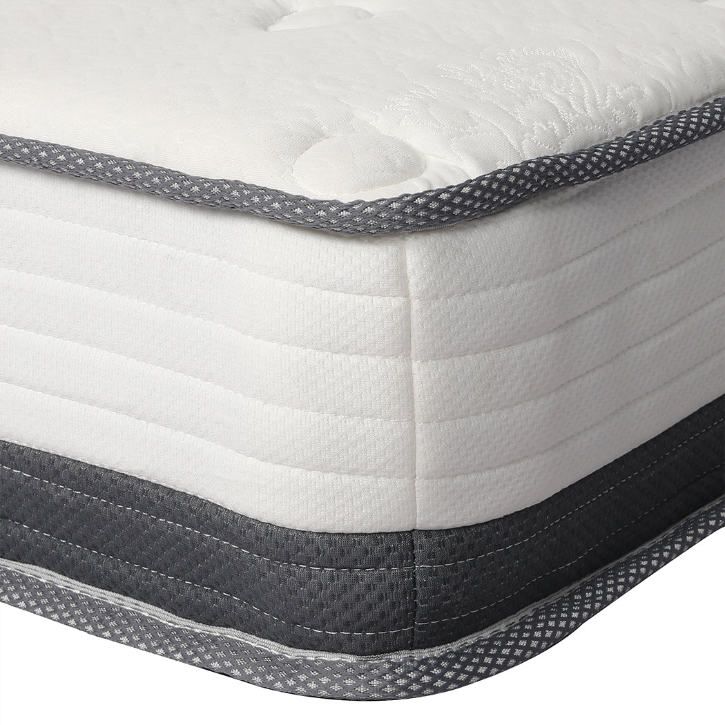 France 21cm Spring Mattress Premium Bed Top Foam Medium Firm - Single