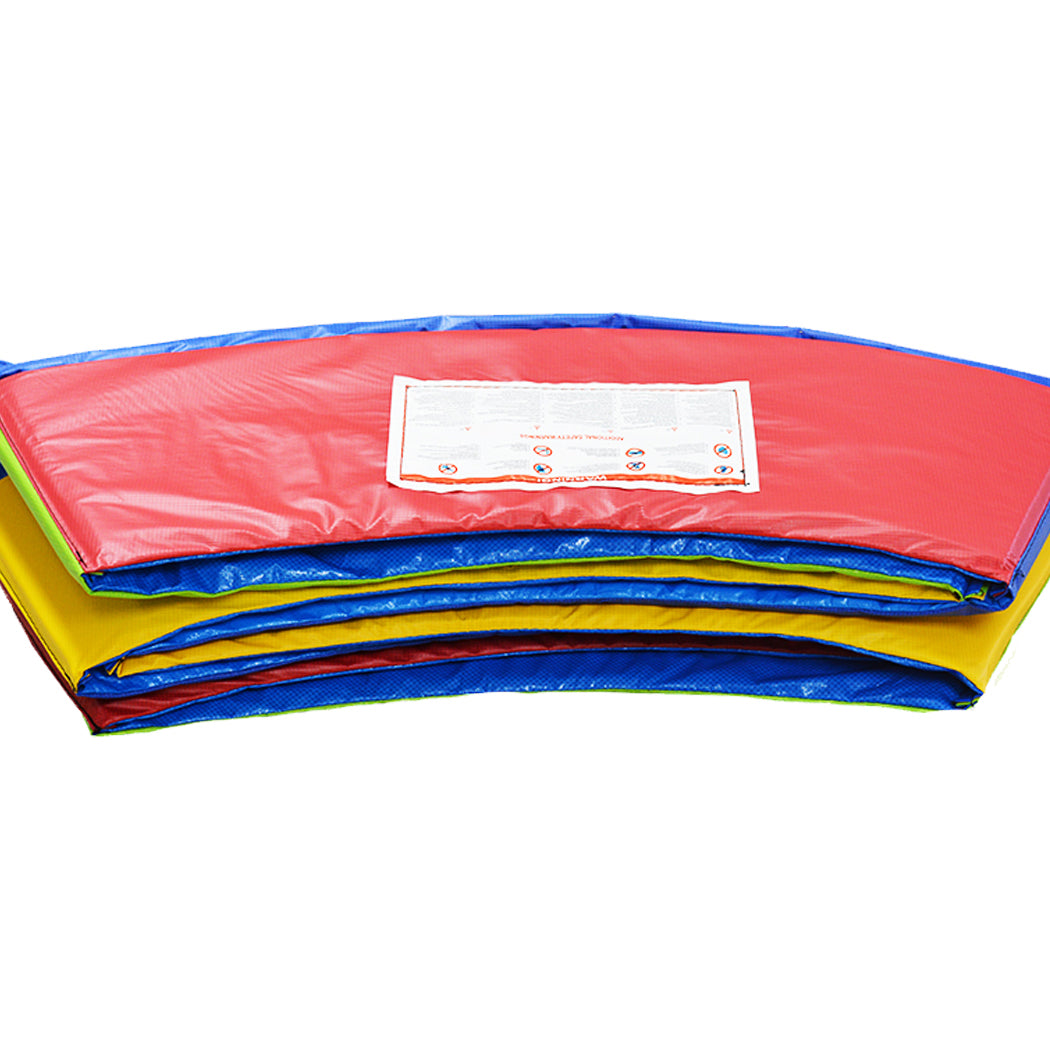 Coryn 8FT Kids Trampoline Spring Cover Replacement - Rainbow