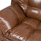 Margot 2-Seater Sofa Bed Futon Recliner Lounge - Brown