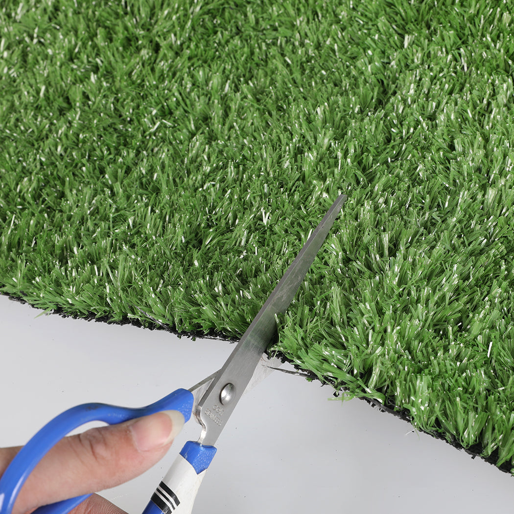 20sqm Artificial Grass 17mm Lawn Flooring Synthetic Turf Plastic Outdoor Plant Lawn - Green