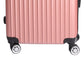 20" Luggage Suitcase Code Lock Hard Shell Travel Carry Bag Trolley - Rose Gold