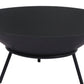 2IN1 Steel Fire Pit Bowl Firepit Garden Outdoor Patio Fireplace Heater 70cm