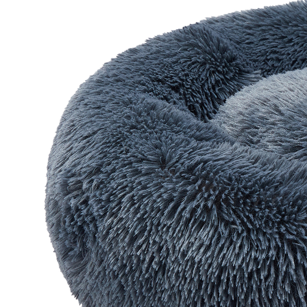 XXXLarge Dog Beds Pet Donut Nest Calming - Dark Grey