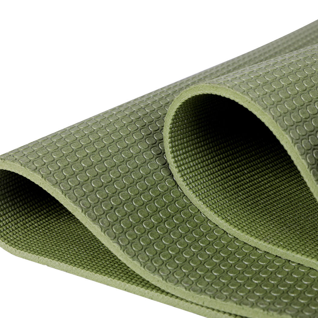 Centra Yoga Mat Non-Slip 5mm Exercise Green