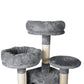 Cat Trees Scratching Post Scratcher For Large Cats Tower House Grey 140cm