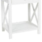 Caraquet Wooden Bedside Tables - White