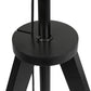 Wooden Floor Lamp Modern Tripod Shaded Night Light Adjustable Home Decor