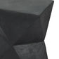 Idelle Side End Table Terrazzo Geometric - Black