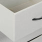 Levede Chest of 3 Drawers Bedside Table Beige