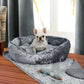 LARGE Dog Beds Pet Set Quilted Blanket - Grey