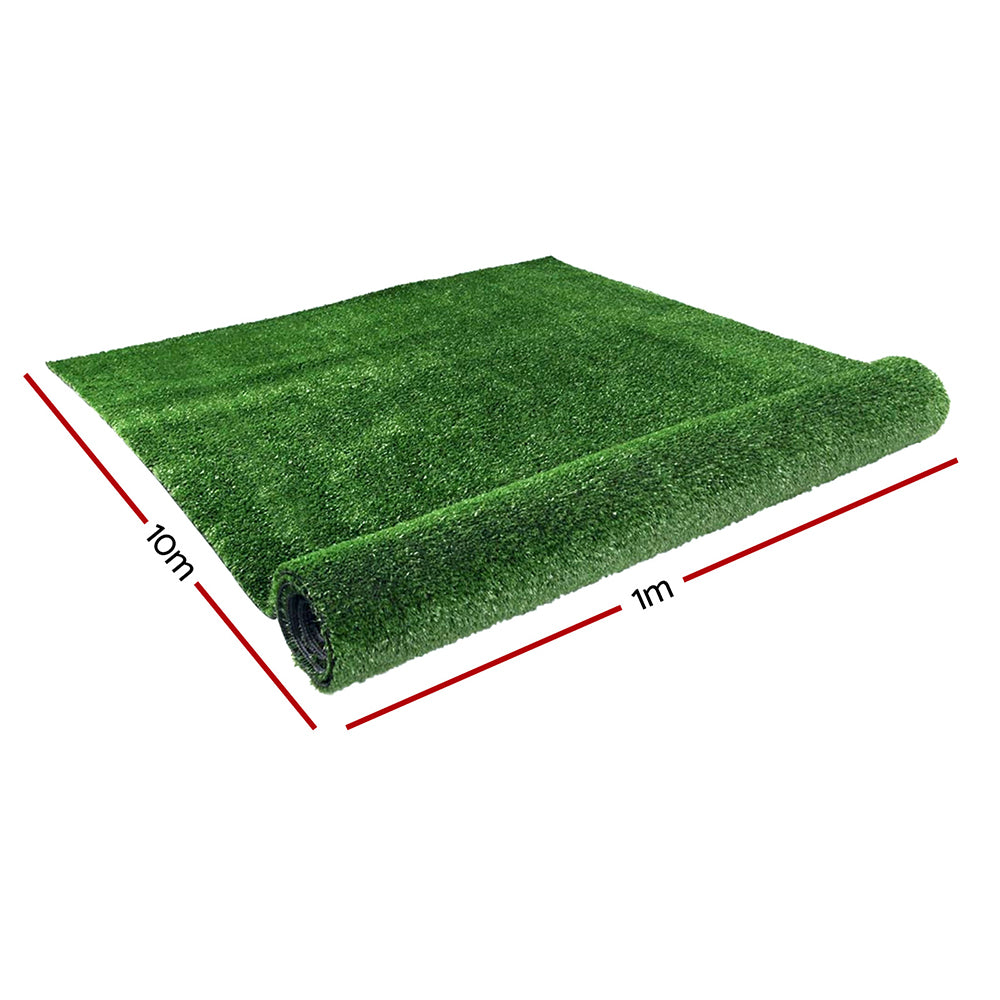 20sqm Artificial Grass 17mm Synthetic Fake Turf Plastic Lawn - Olive Green