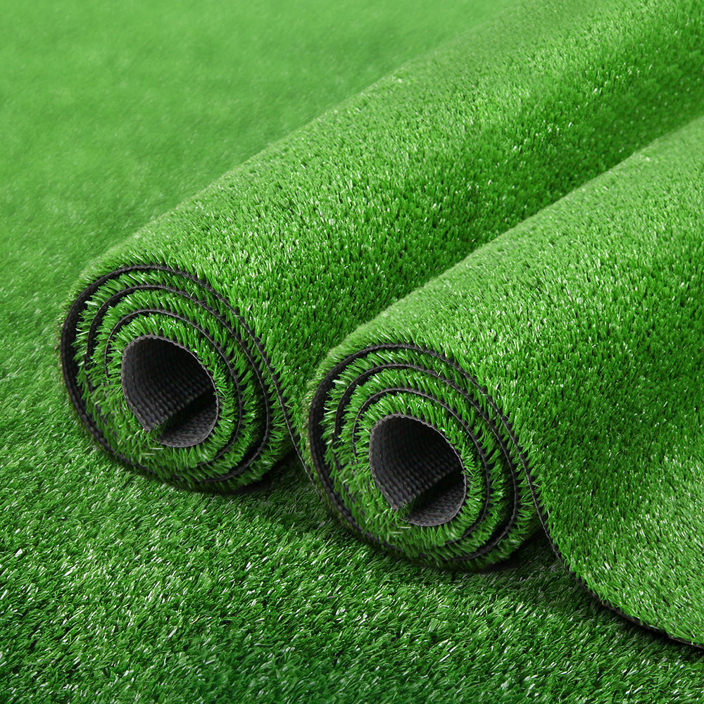 20sqm Artificial Grass 17mm Synthetic Fake Turf Plastic Lawn - Olive Green