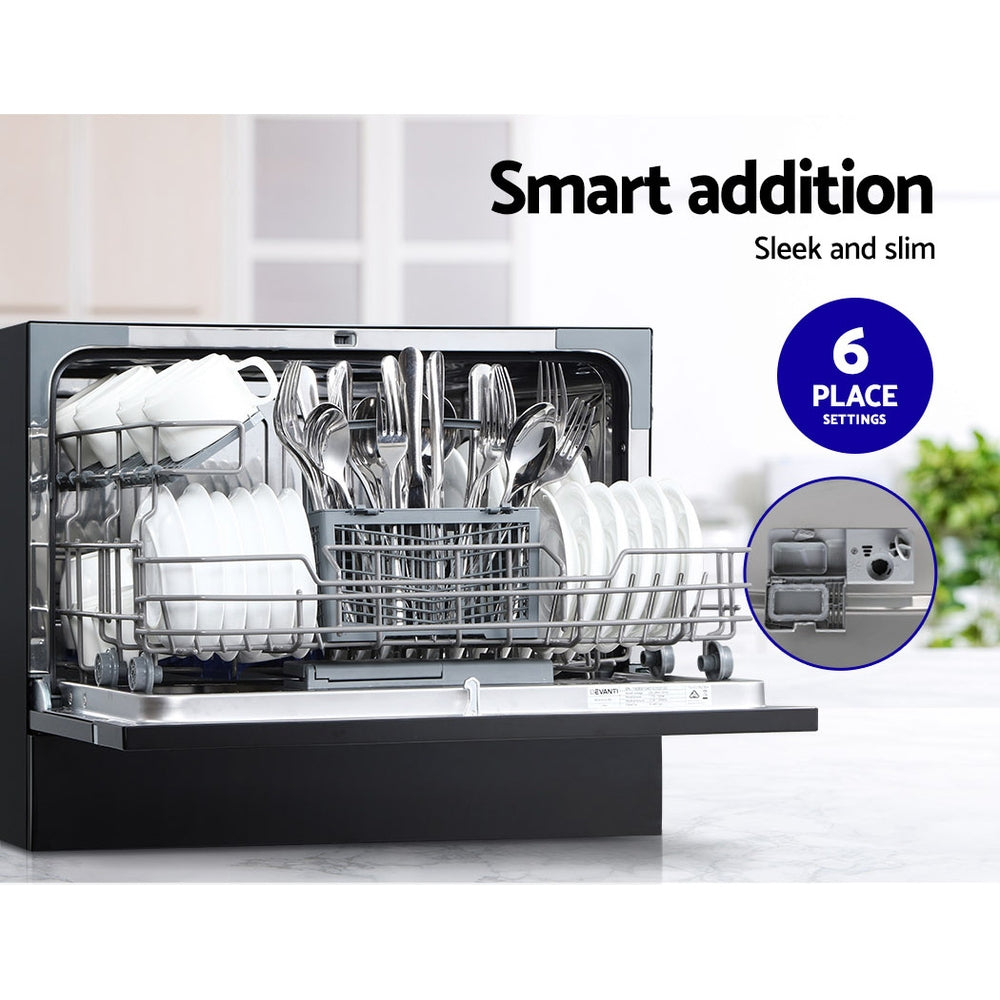 6 best sale setting dishwasher